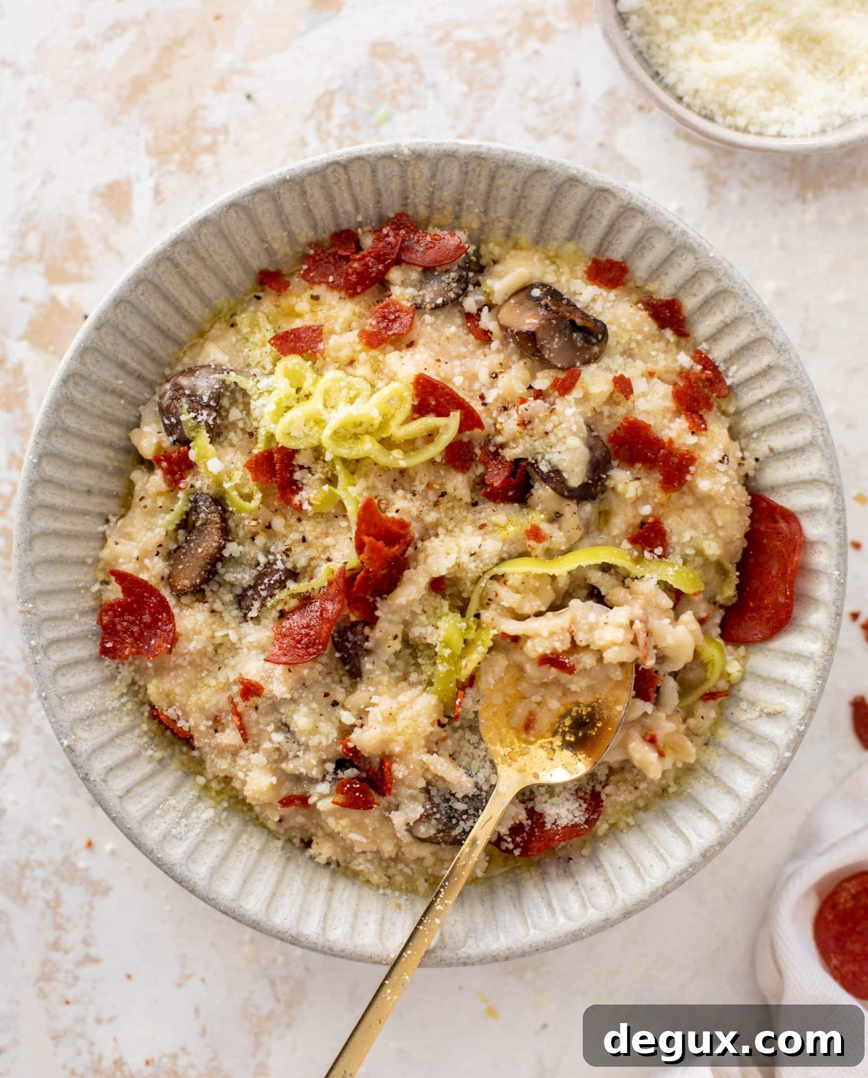 pizza supreme risotto