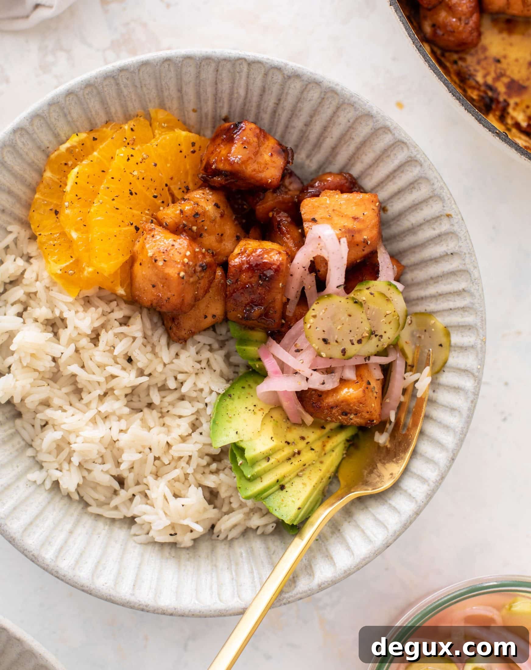 Sticky Orange Salmon Bowl Recipe for Flavorful Weeknight Meals 7 sticky orange salmon bowls