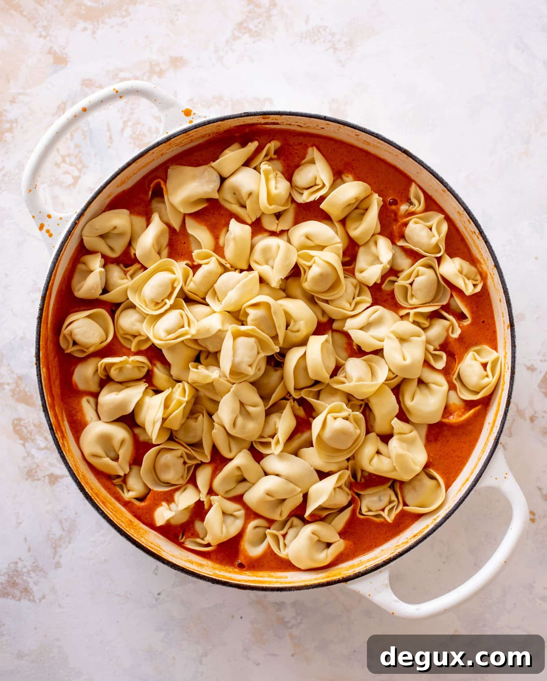 vodka sauce baked tortellini