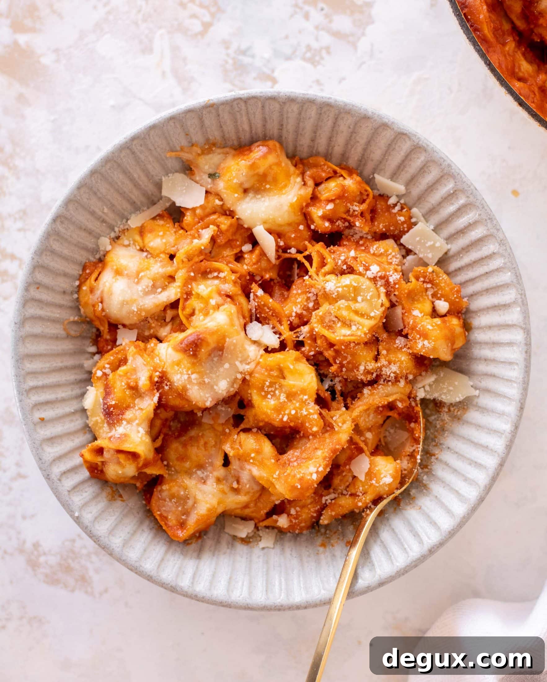 vodka sauce baked tortellini