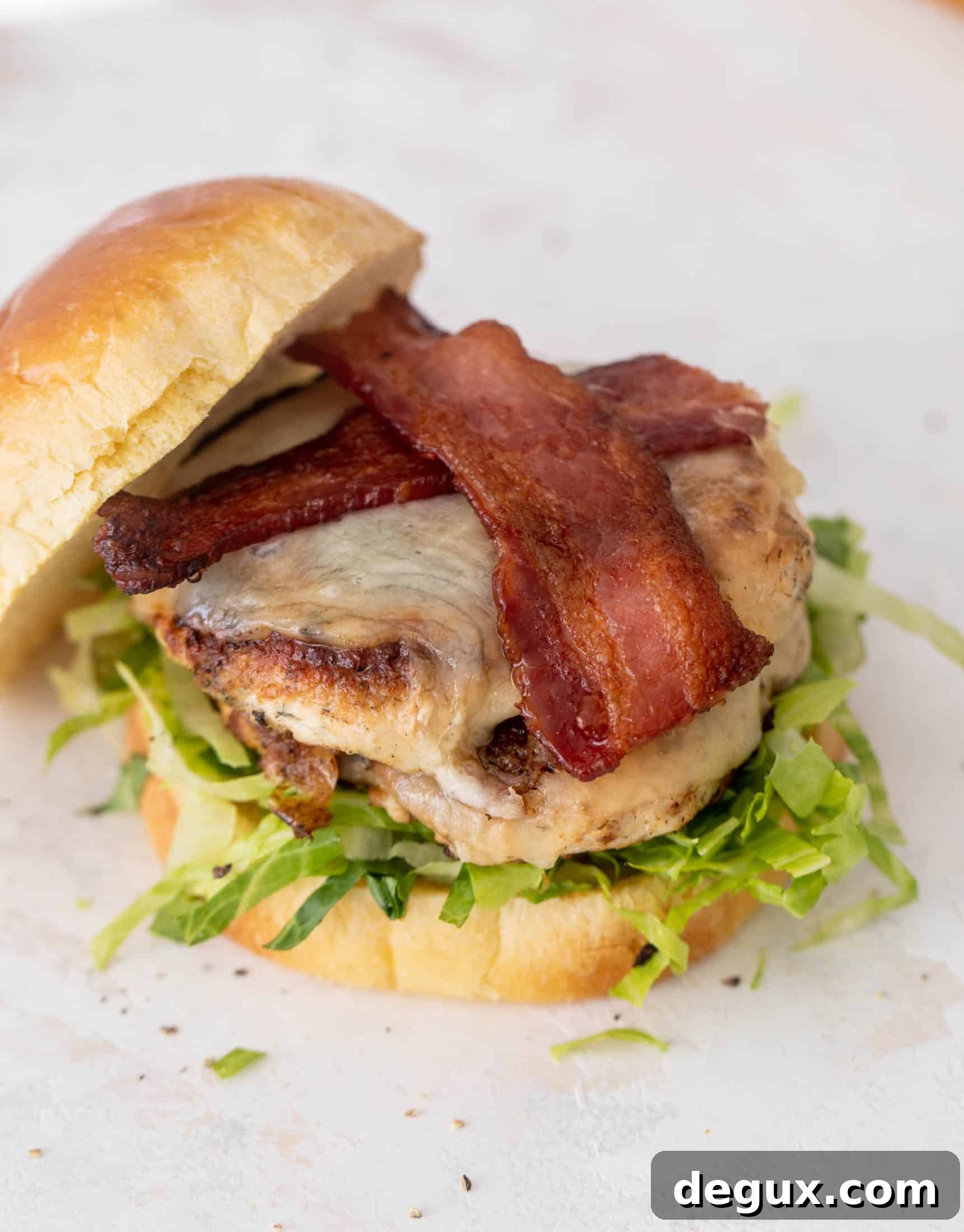 chicken bacon ranch smashburgers