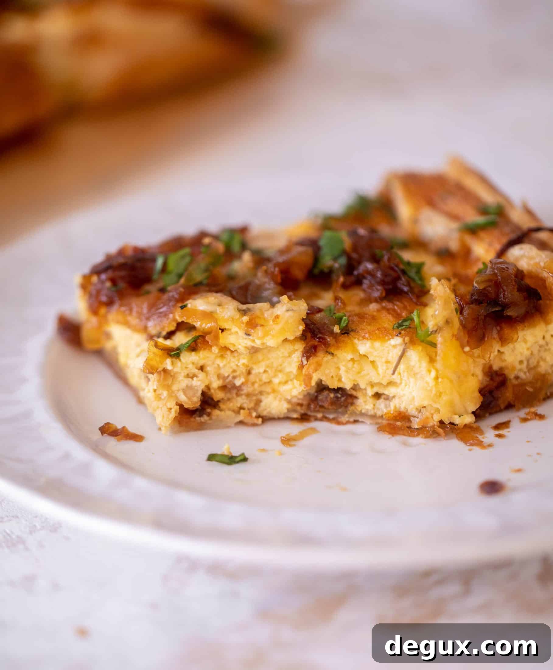 French Onion Puff Pastry Quiche Recipe — Savory Weekend Brunch 10 french onion puff pastry quiche