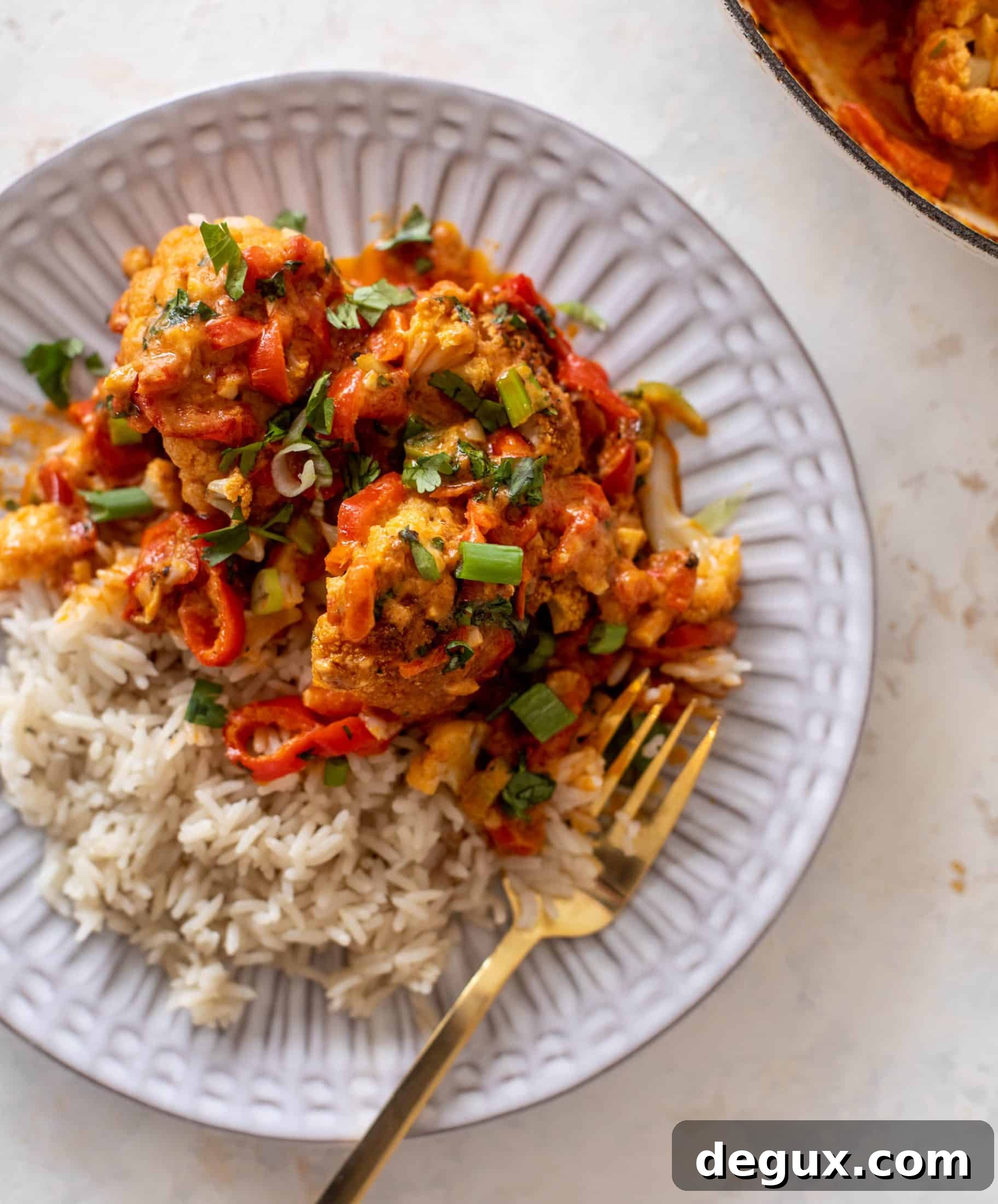 coconut curry whole roasted cauliflower