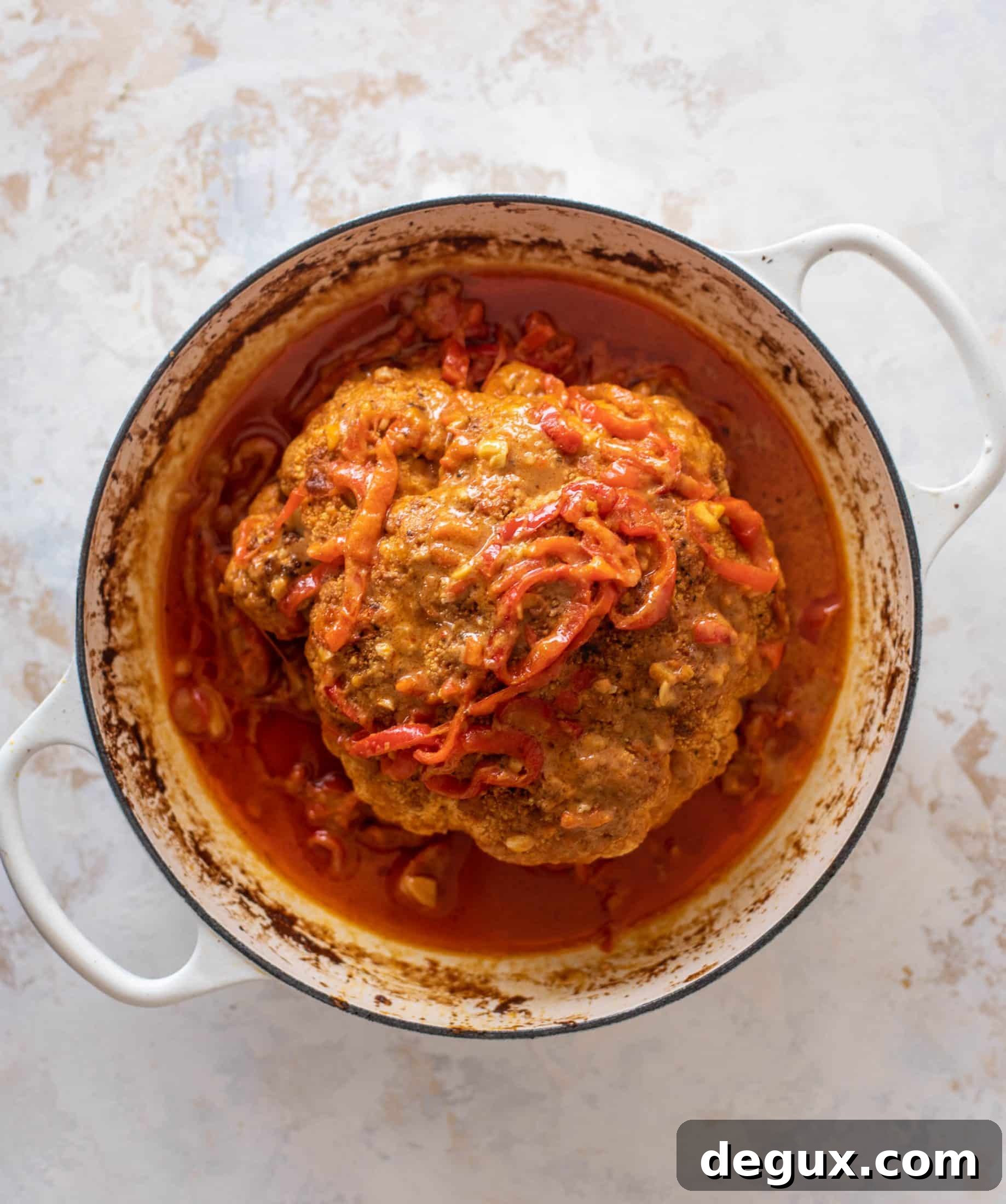 coconut curry whole roasted cauliflower