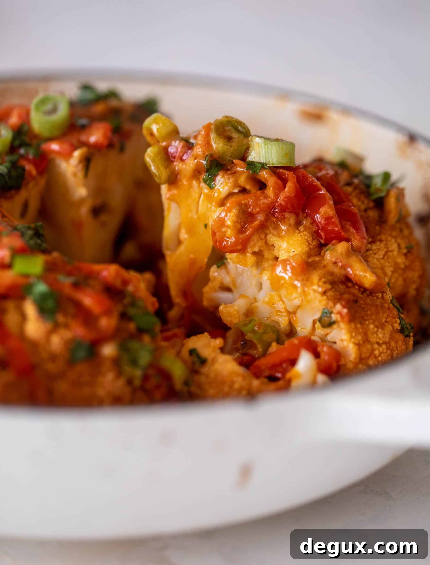 coconut curry whole roasted cauliflower