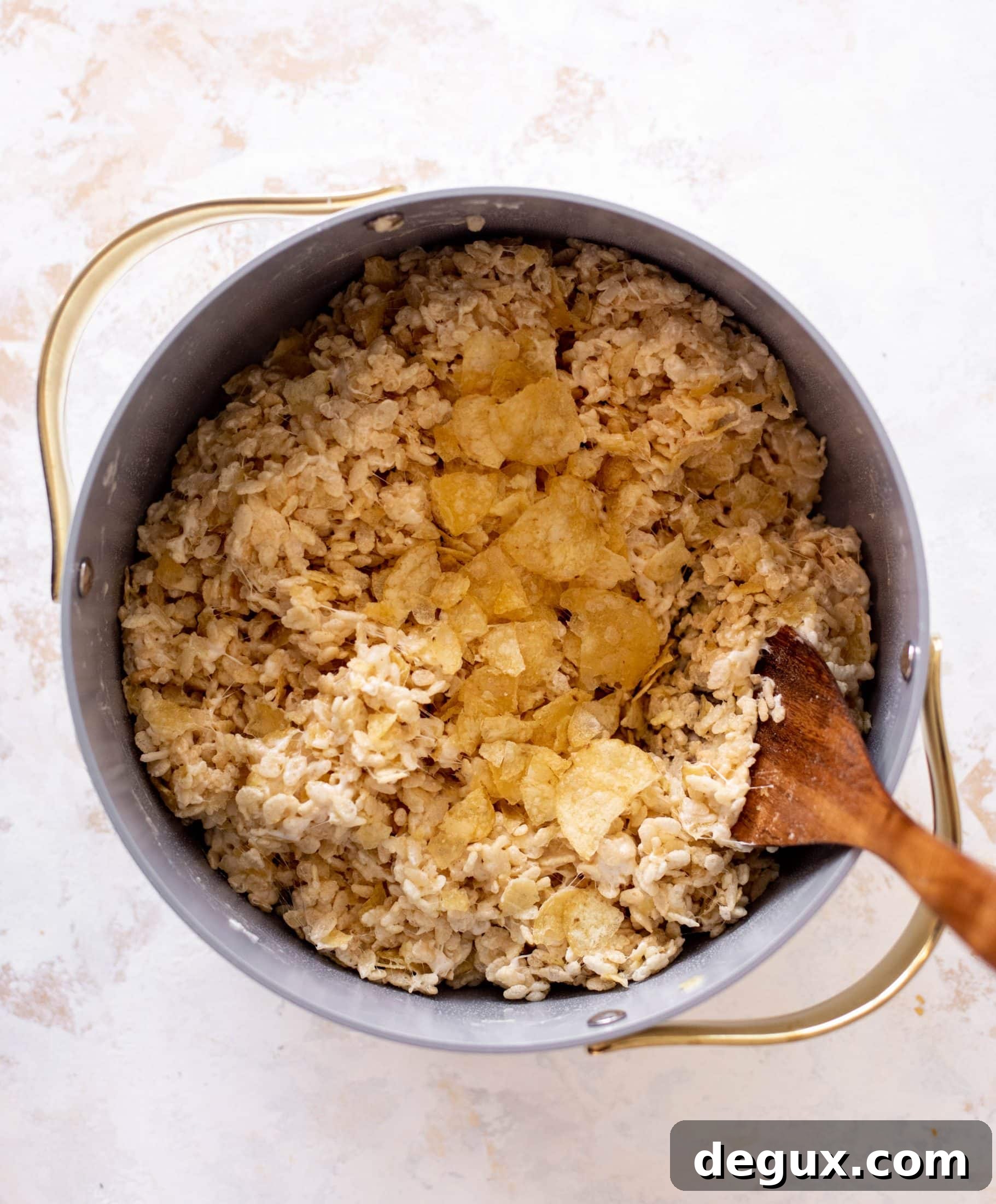 potato chip rice krispie treats
