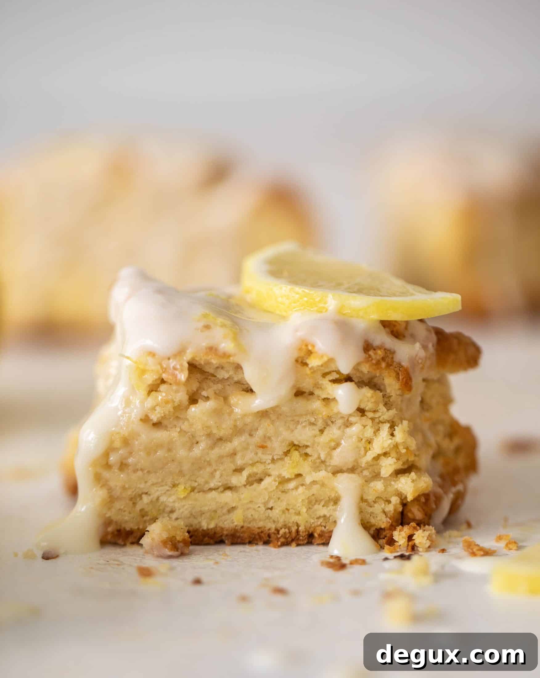 Lemon Cream Scones Recipe — Soft, Buttery Citrus Pastries 2 lemon cream scones