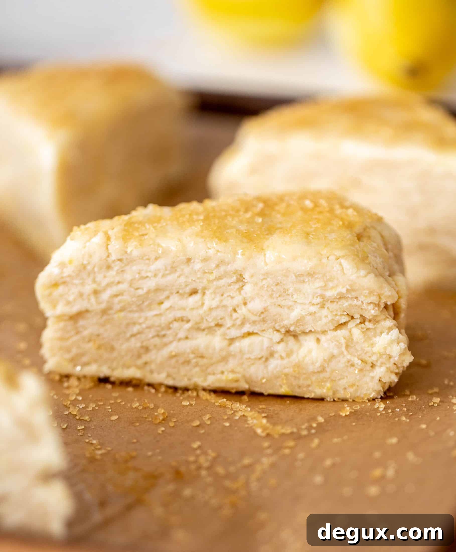 Lemon Cream Scones Recipe — Soft, Buttery Citrus Pastries 6 lemon cream scones
