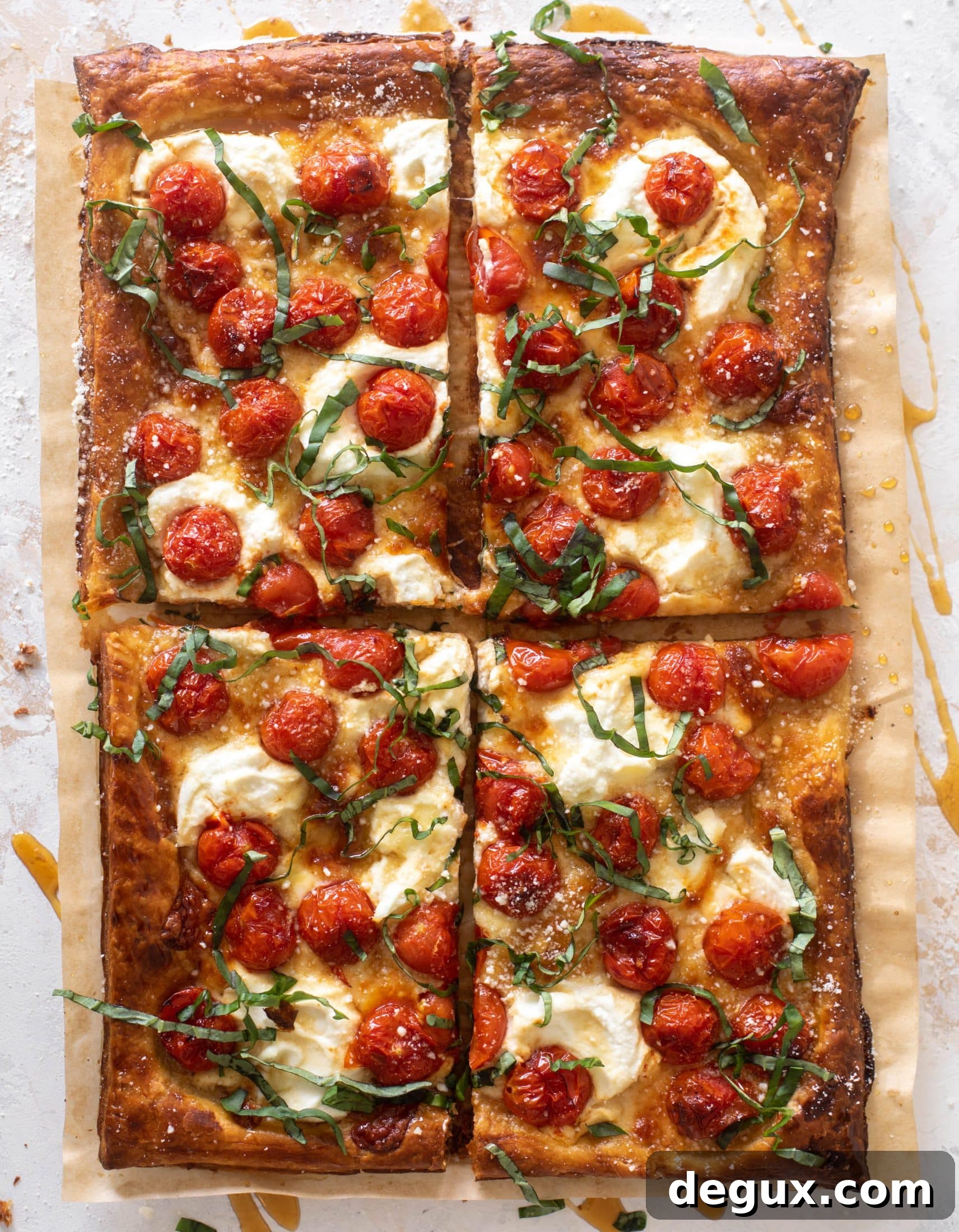 What to Eat This Week (May 3–9, 2026): 7 Meal Ideas 8 Burst tomato ricotta hot honey tart