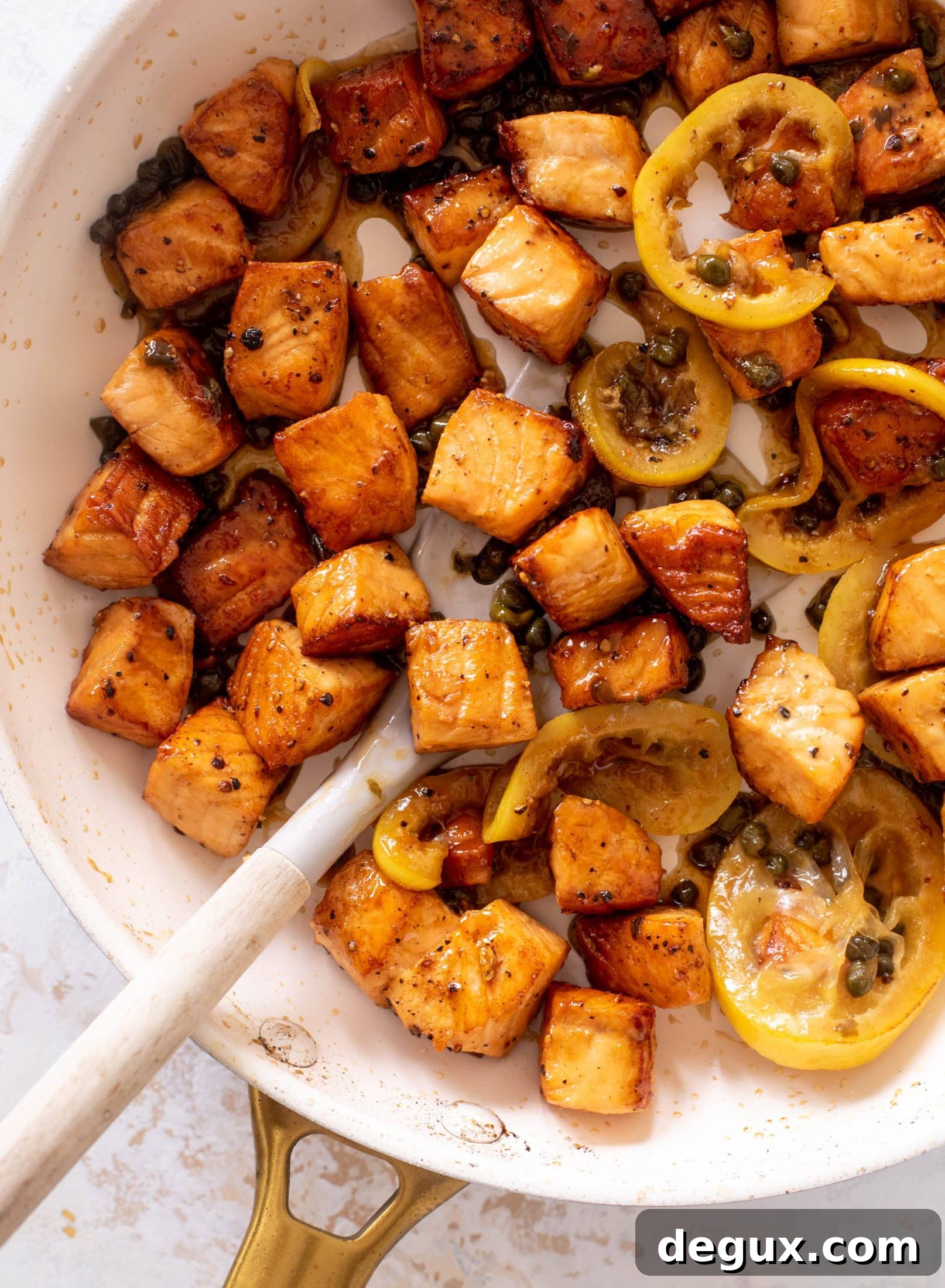 easy salmon piccata