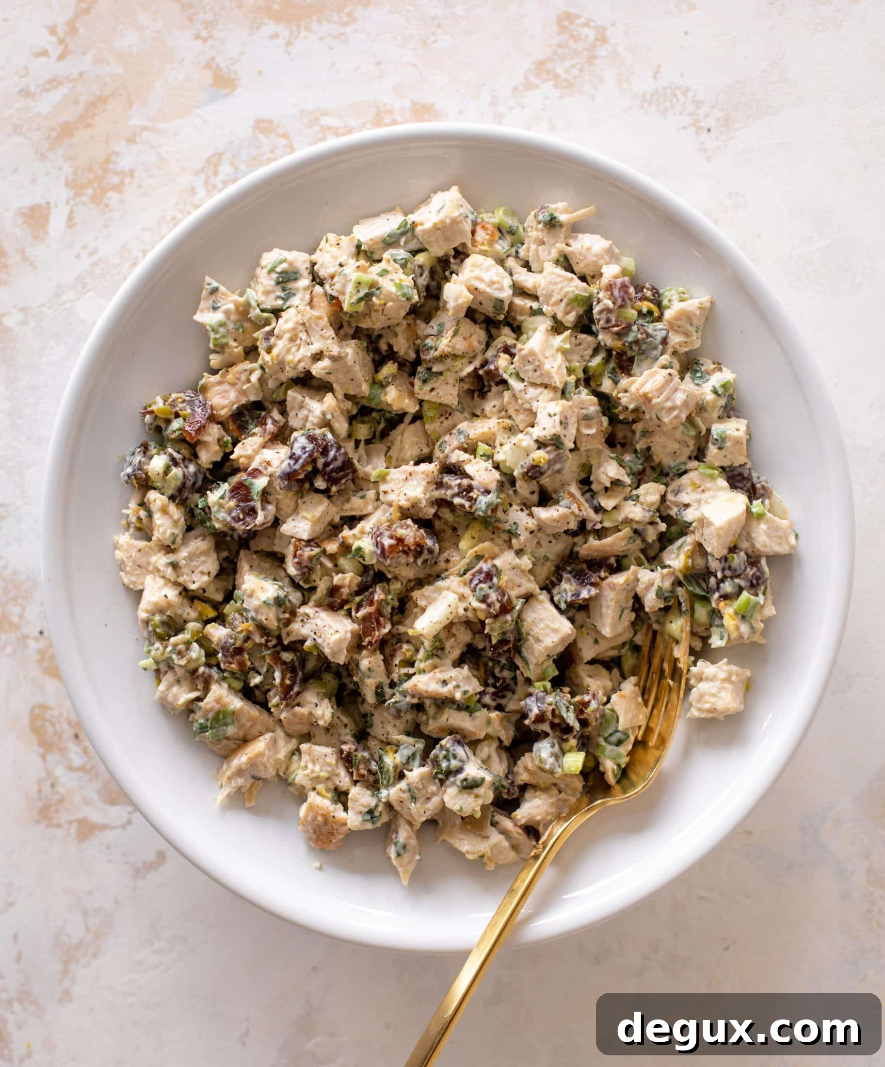 Crunchy Pistachio Chicken Salad with Lemon-Herb Dressing 6 pistachio date chicken salad