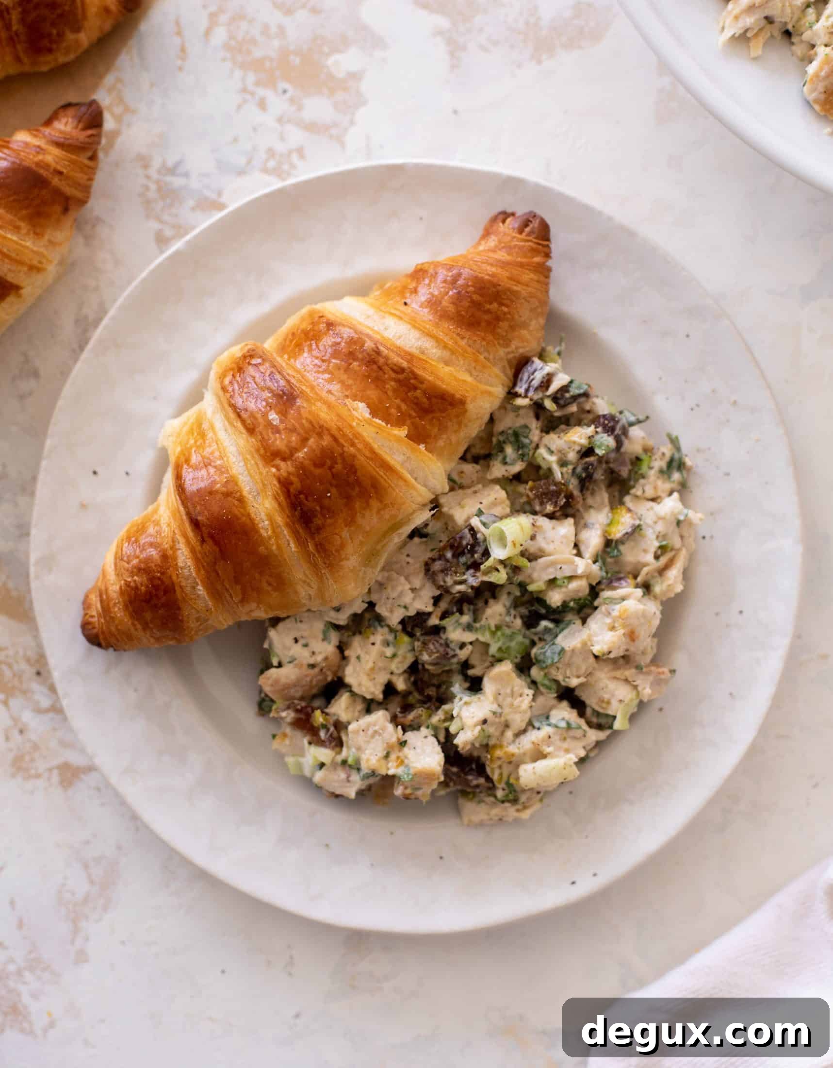 Crunchy Pistachio Chicken Salad with Lemon-Herb Dressing 8 pistachio date chicken salad