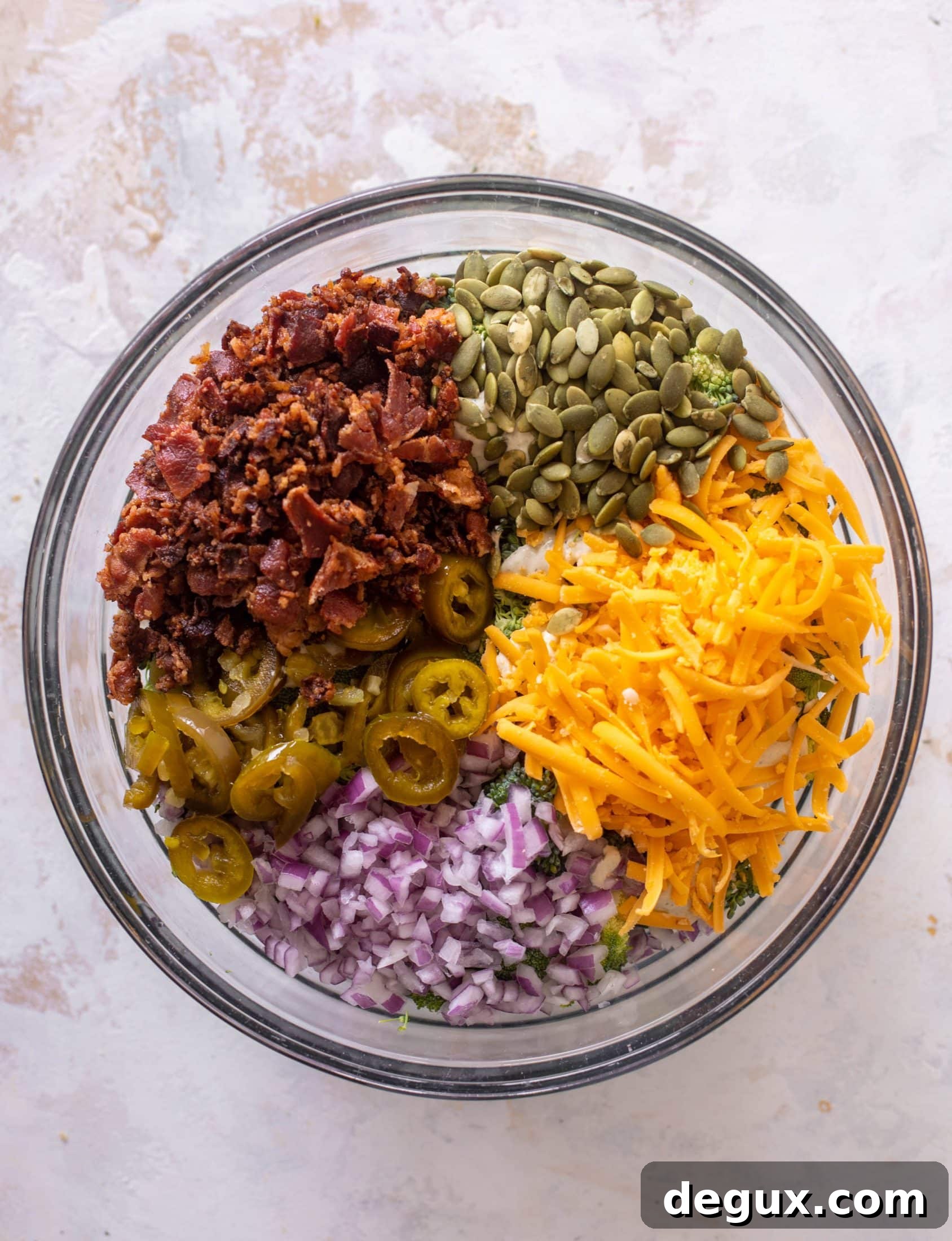 jalapeno cheddar broccoli salad
