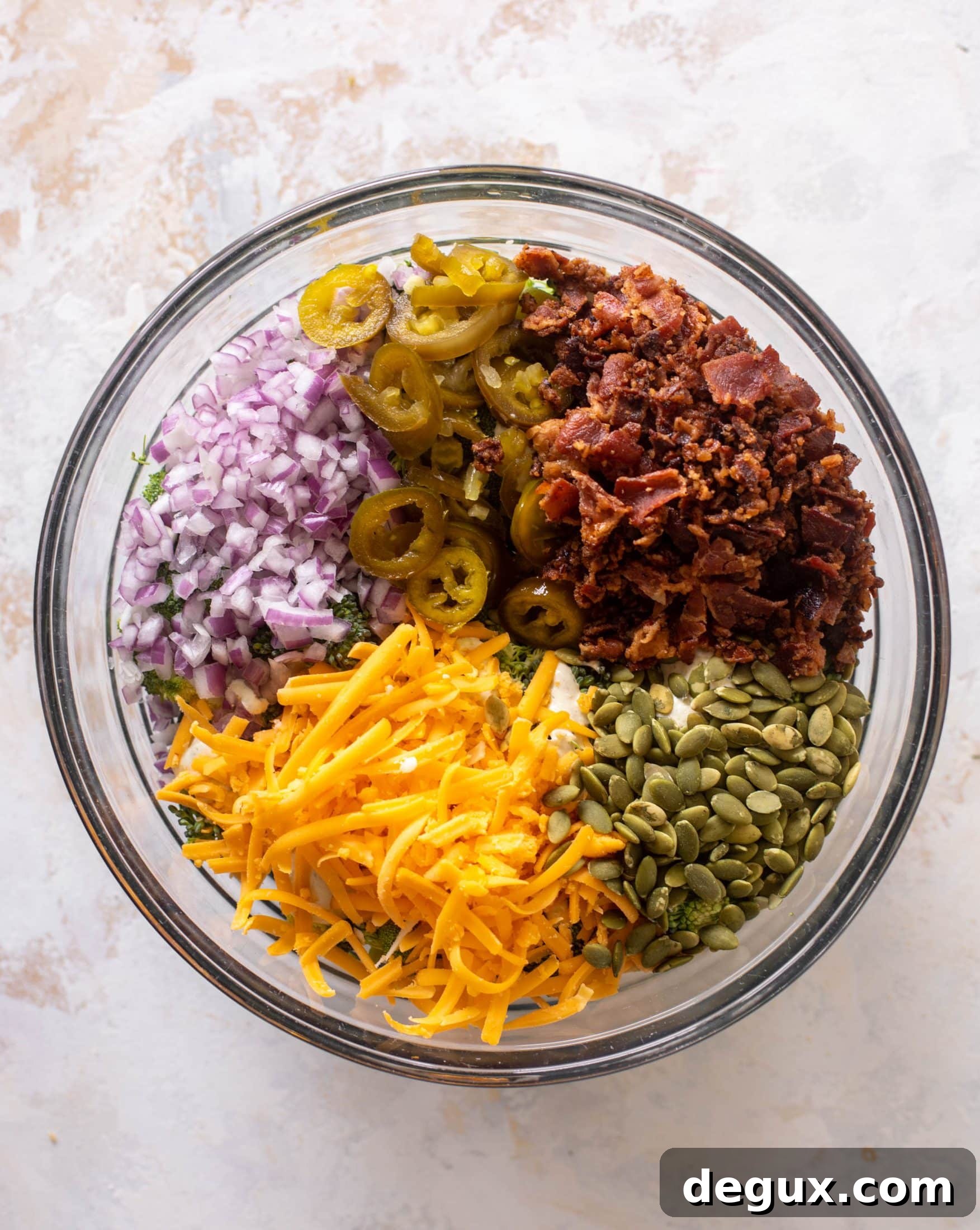 jalapeno cheddar broccoli salad