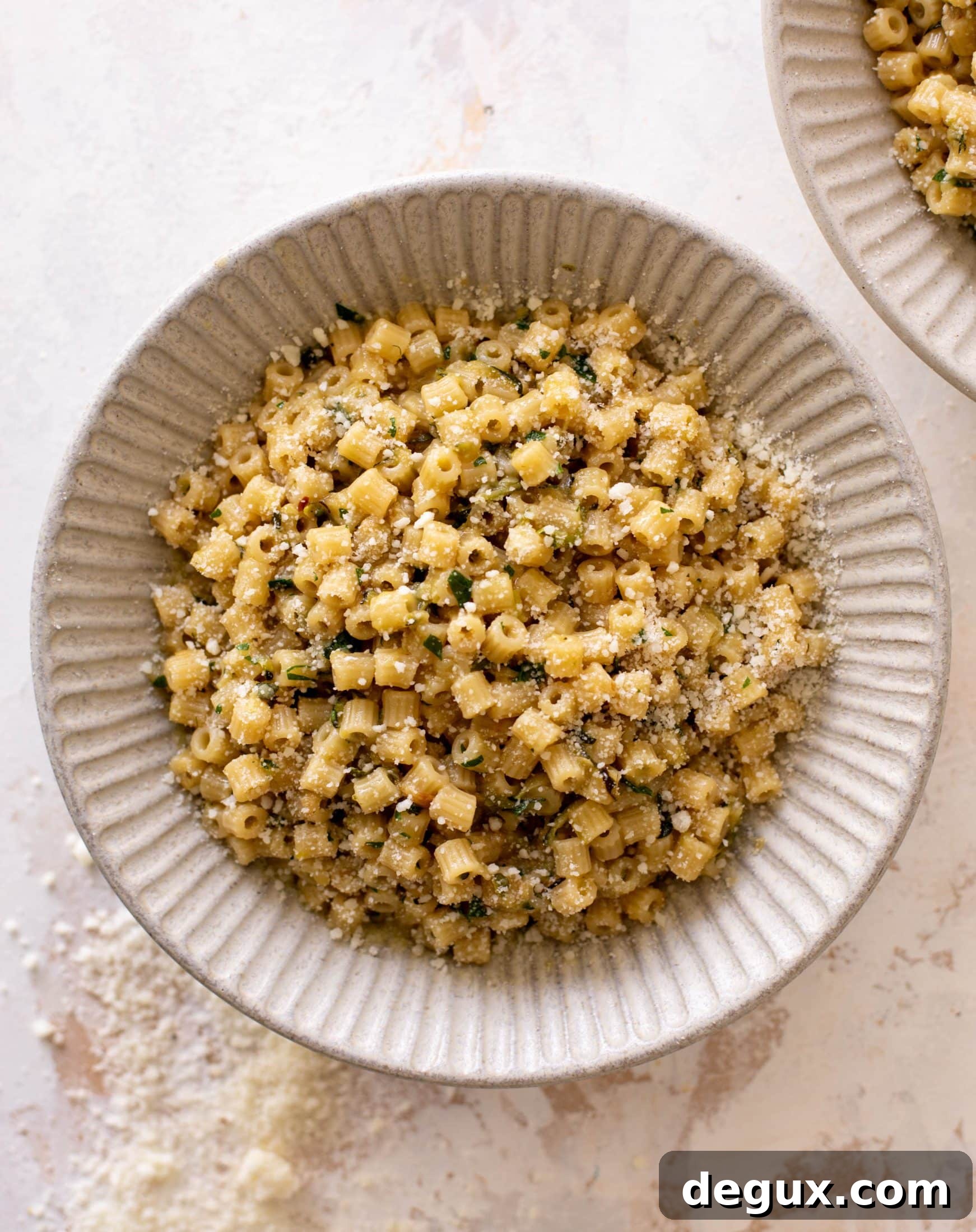 garlic butter zucchini noodles