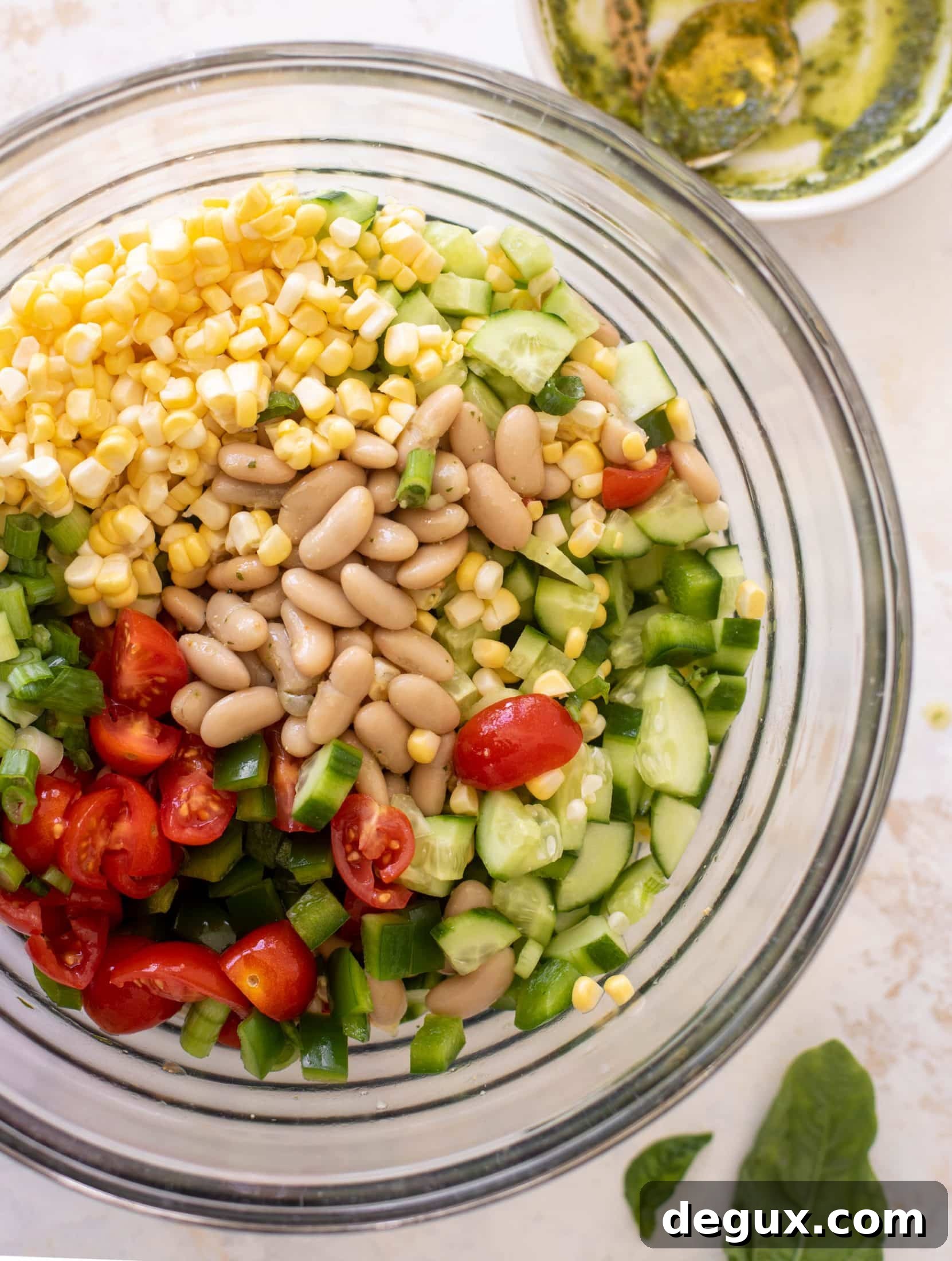 summer white bean salad