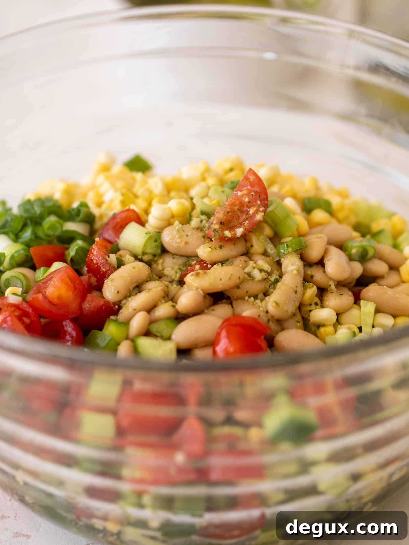 summer white bean salad