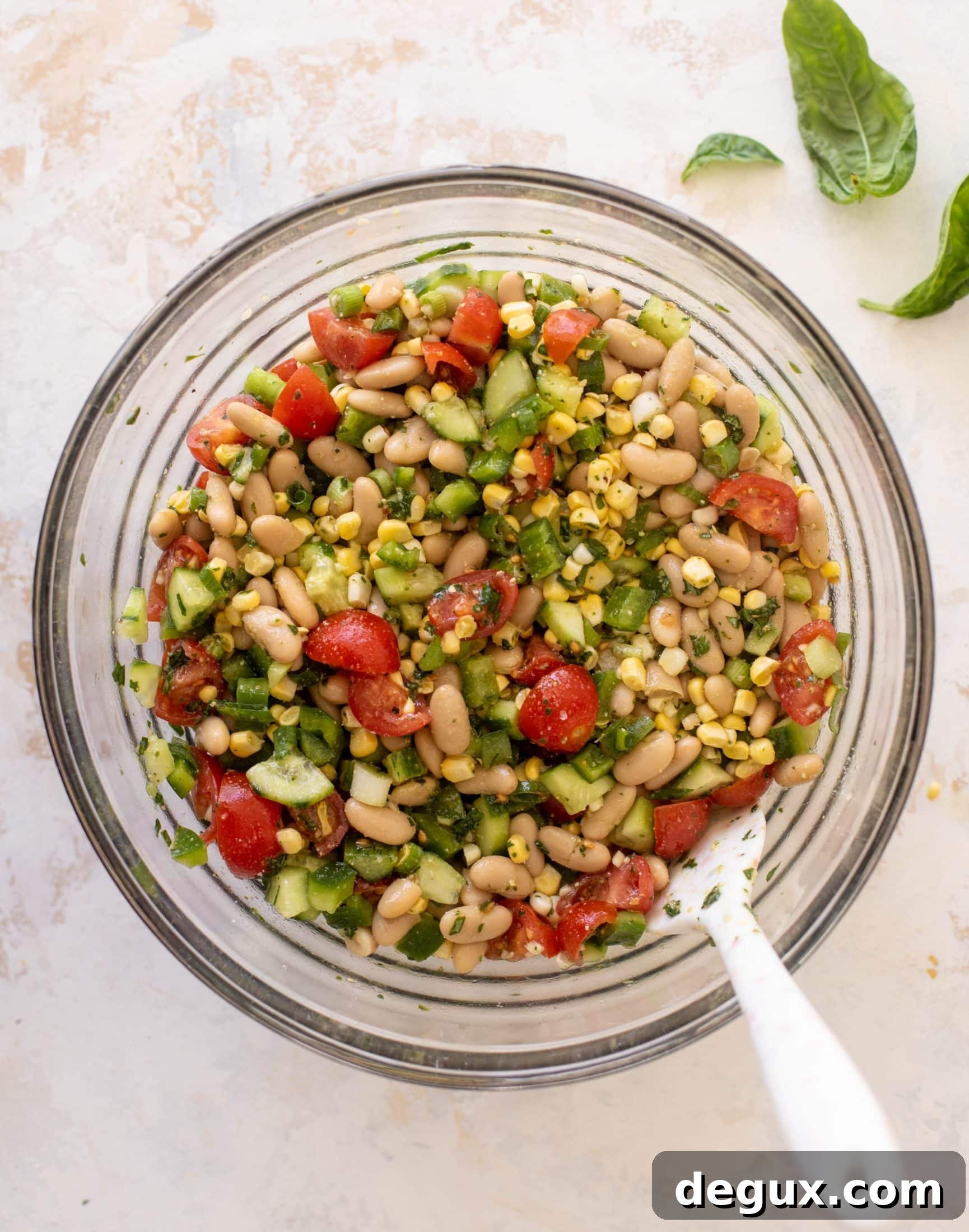 summer white bean salad