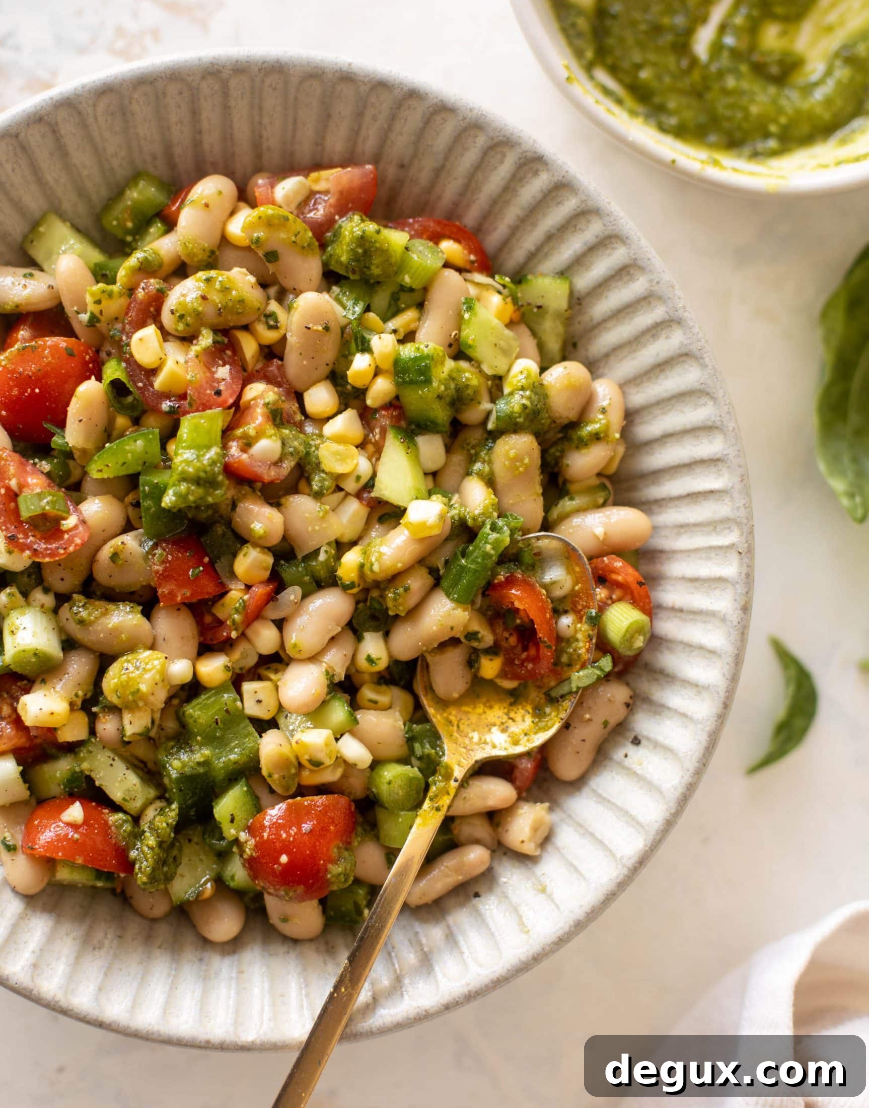 summer white bean salad