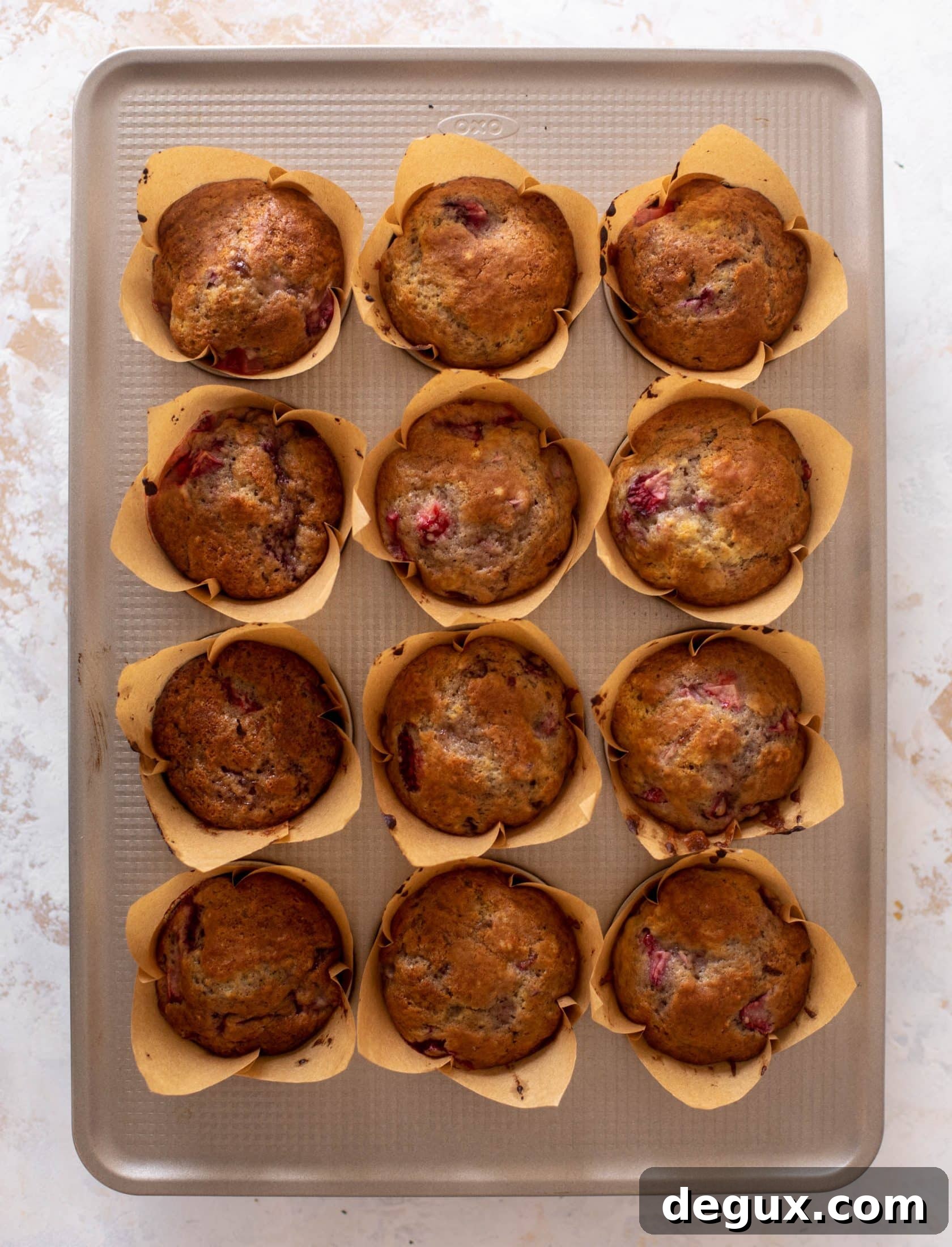 Strawberry Yogurt Muffins Recipe — Moist Homemade Muffins 7 strawberry yogurt muffins