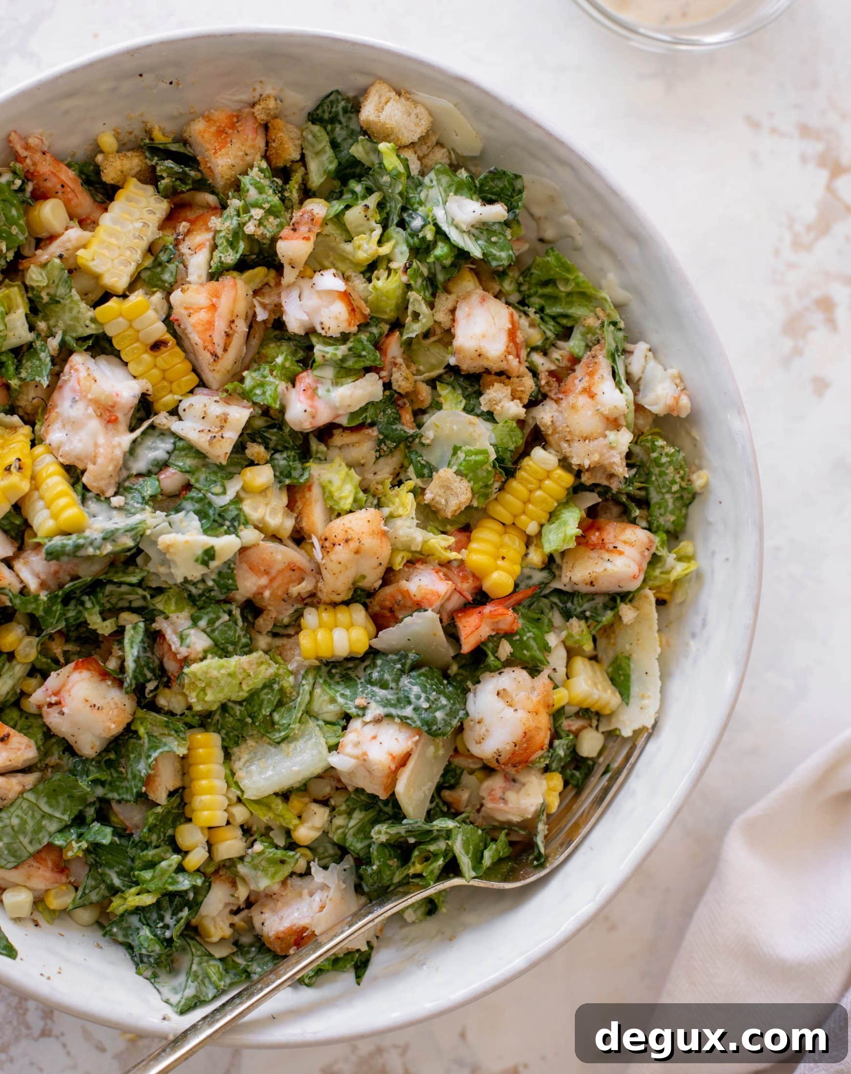 grilled shrimp chopped salad