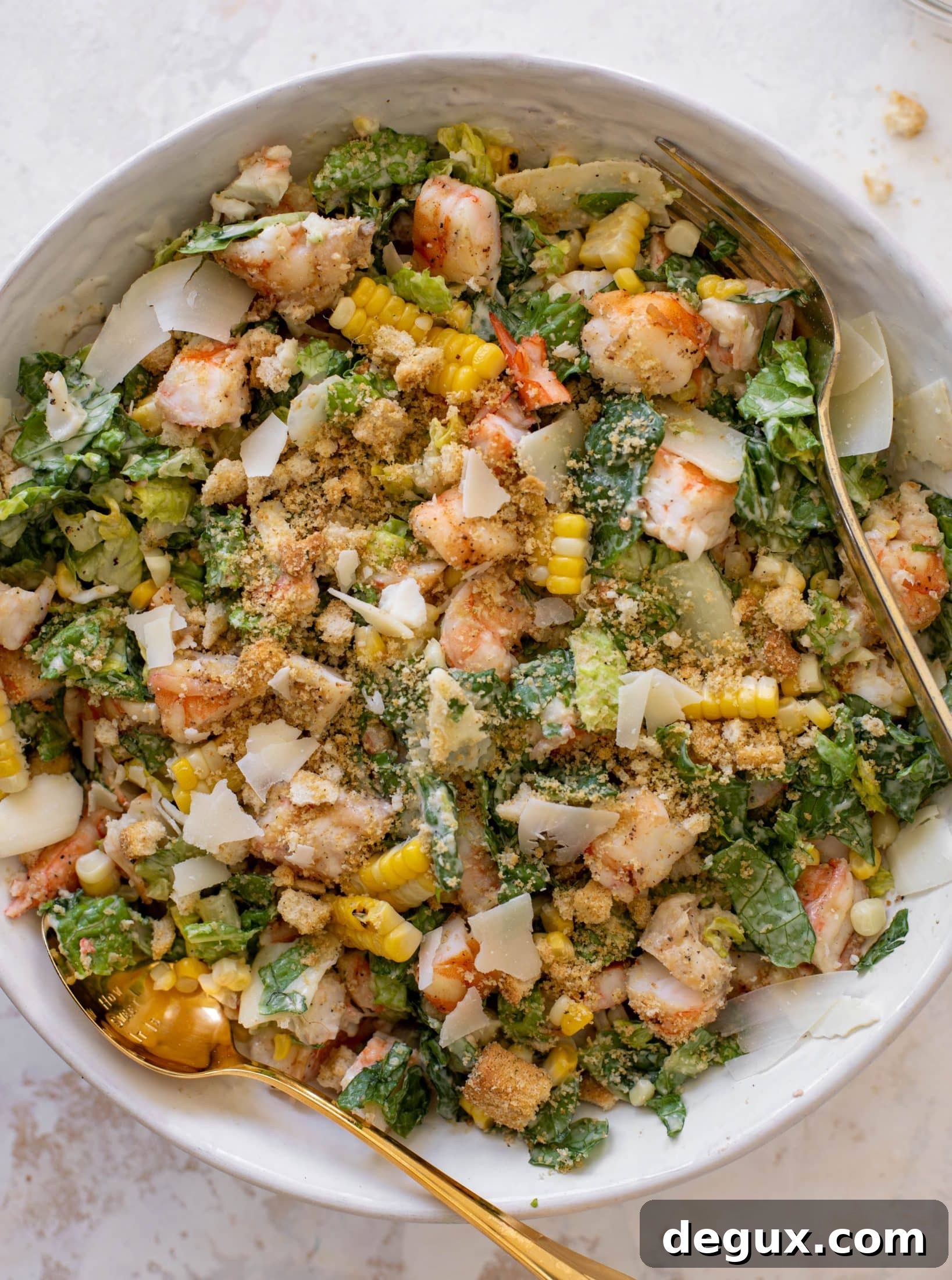 grilled shrimp chopped salad