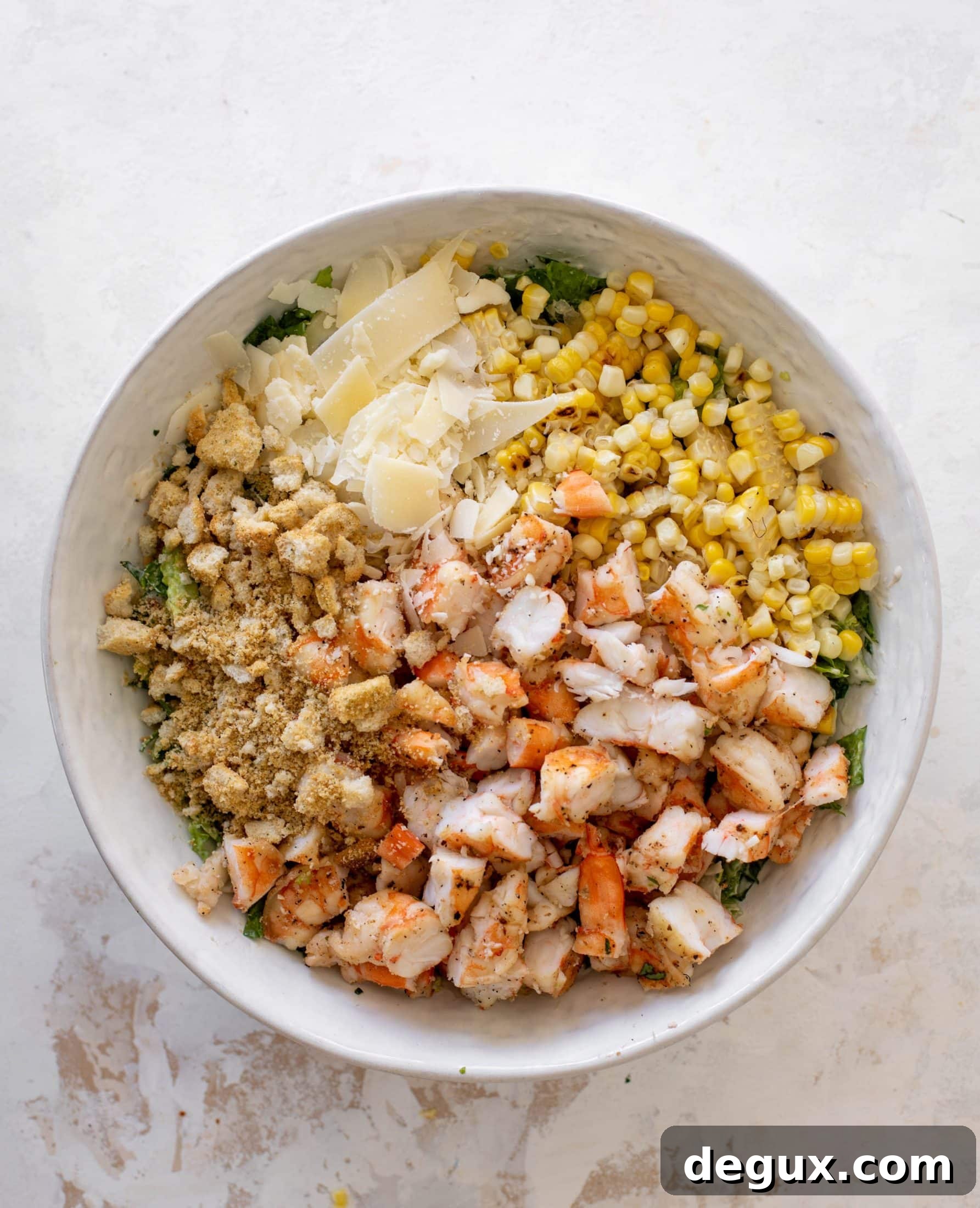 grilled shrimp chopped salad