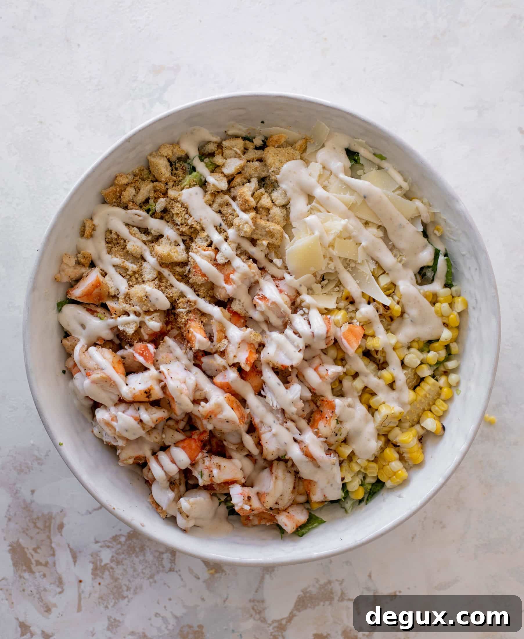 grilled shrimp chopped salad