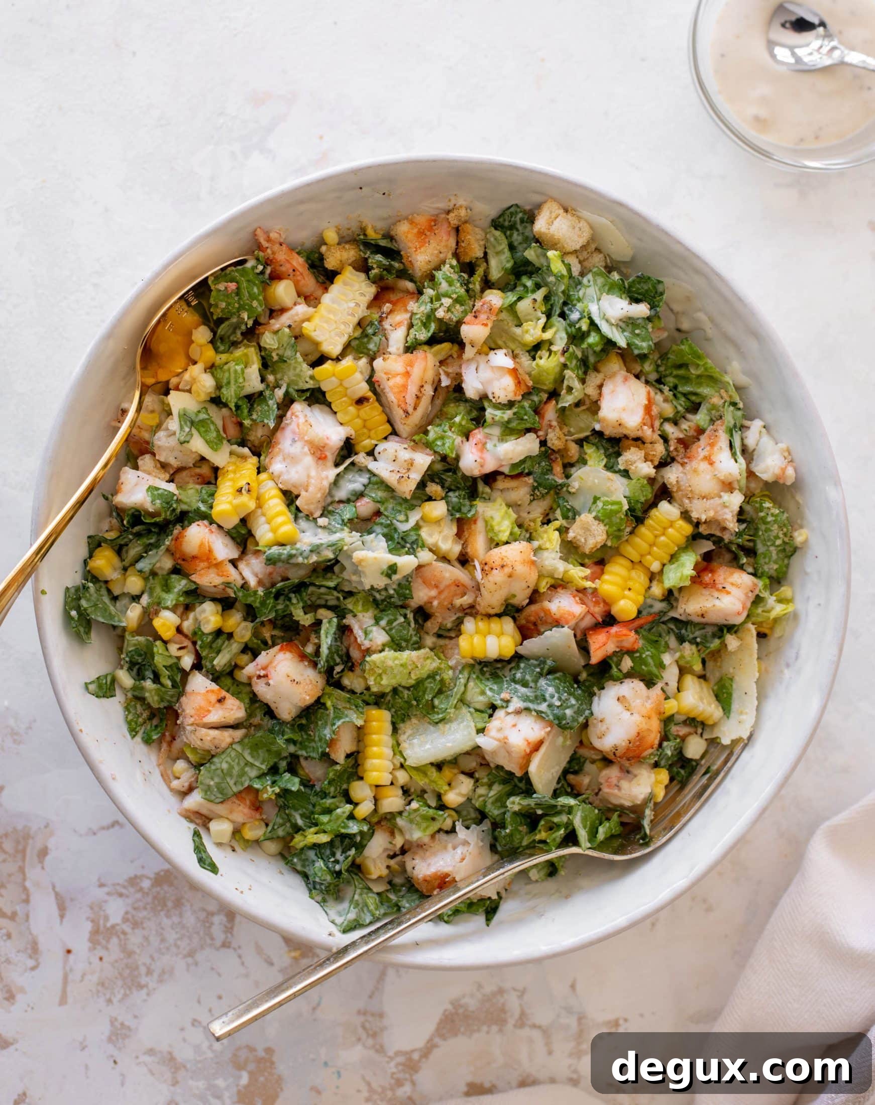 grilled shrimp chopped salad