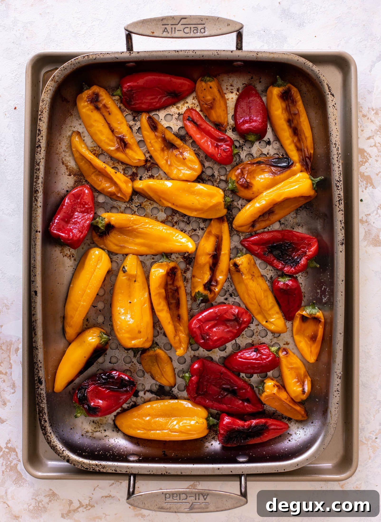 grilled pepper prosciutto snack plate