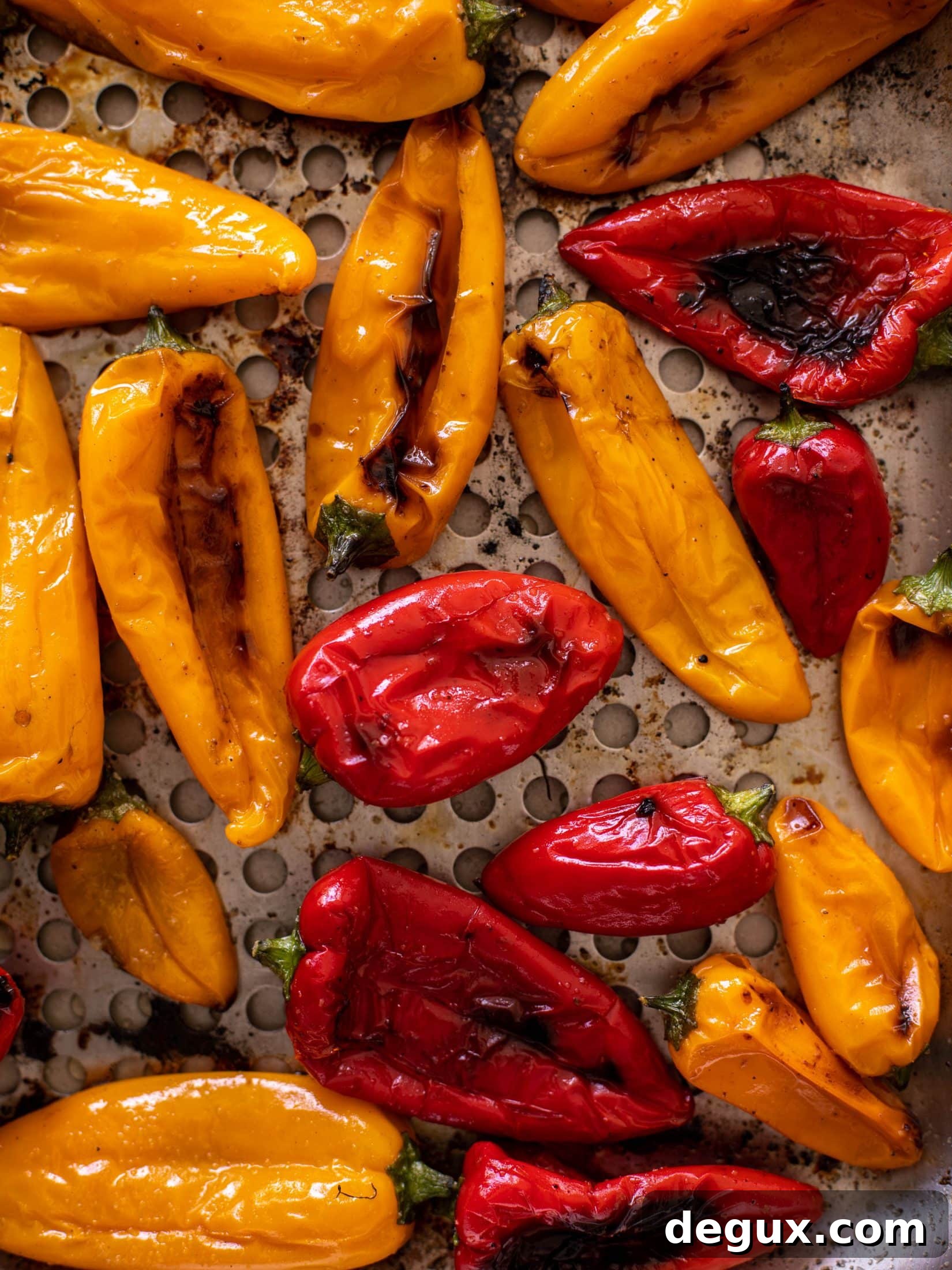grilled pepper prosciutto snack plate