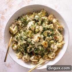 roasted cauliflower potato salad