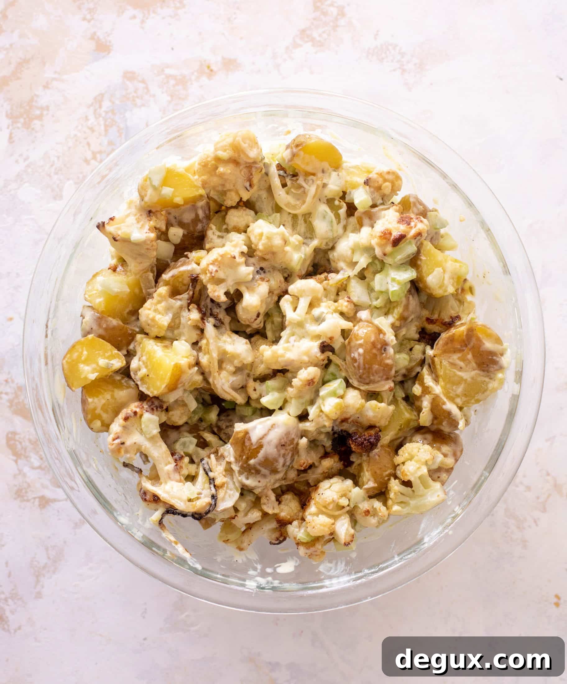 roasted cauliflower potato salad