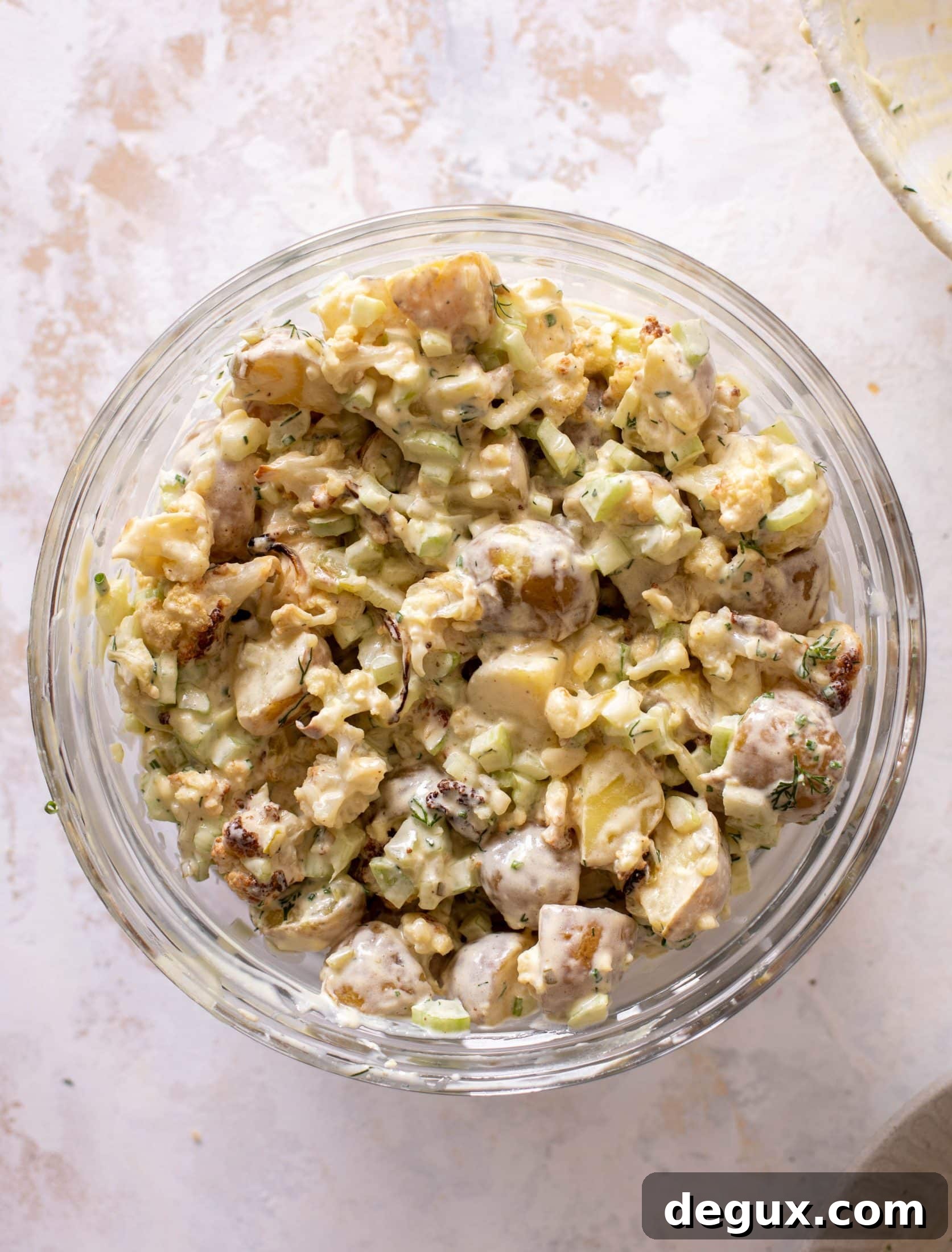 roasted cauliflower potato salad