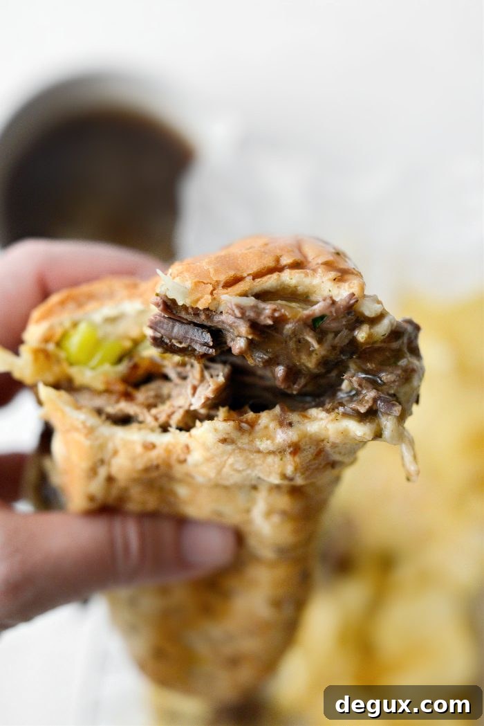 Slow-Cooker Mississippi Pot Roast Sandwich Recipe 15 Mississippi Pot Roast Sandwich