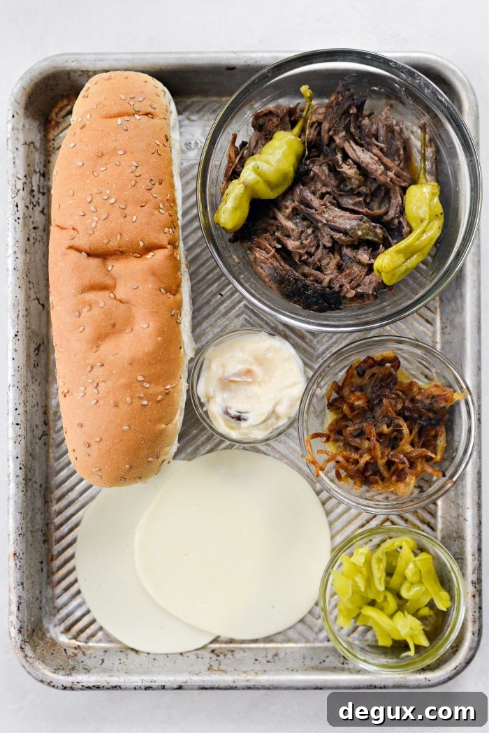 Slow-Cooker Mississippi Pot Roast Sandwich Recipe 4 ingredients for Mississippi Pot Roast Sandwich