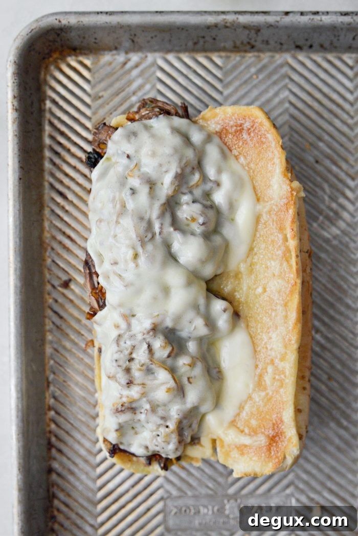 Slow-Cooker Mississippi Pot Roast Sandwich Recipe 10 broil until melted