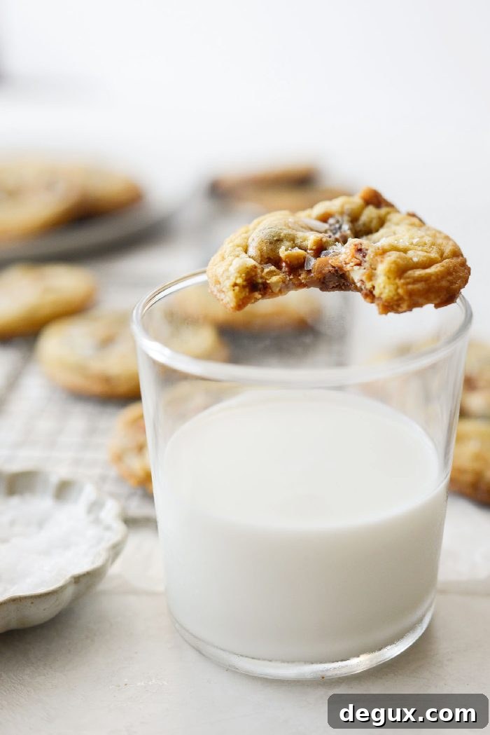 Salted Snickers Cookies