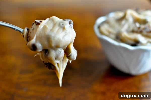 Cookie Dough Dip serving