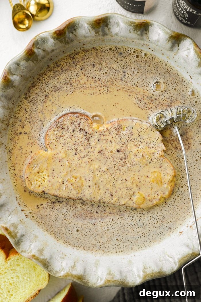 Baileys Irish Cream French Toast Recipe for Brunch or Dessert 11 let drain back into the dish