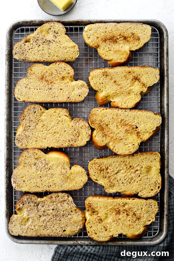 Baileys Irish Cream French Toast Recipe for Brunch or Dessert 12 transfer to a wire rack set over a shallow baking dish