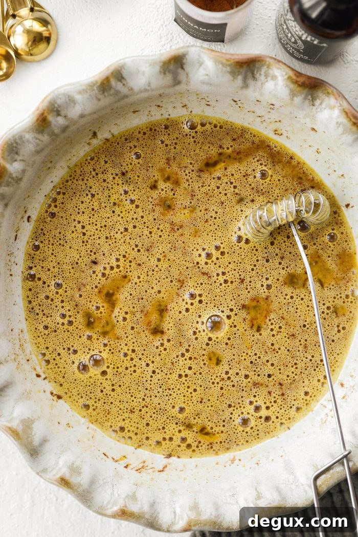 Baileys Irish Cream French Toast Recipe for Brunch or Dessert 7 whisk to combine
