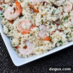 Shrimp and Bacon Risotto
