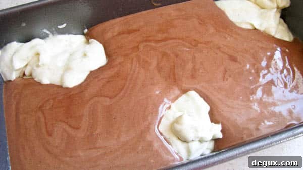 sunk marble loaf cake