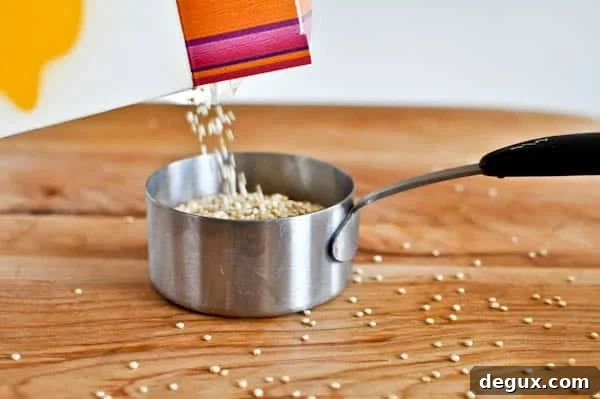 Quinoa close-up