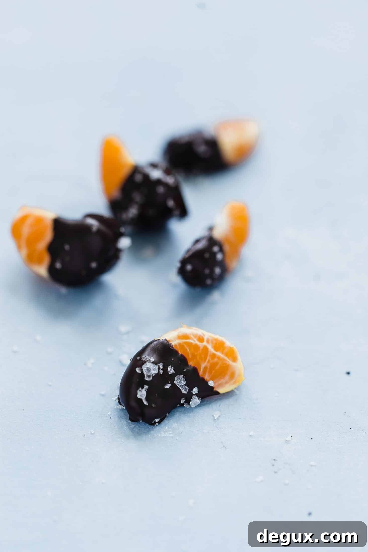 Chocolate-Dipped Clementines: A Simple Citrus Dessert Recipe 4 chocolate dipped clementines I howsweeteats.com