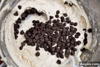 Salted Chocolate Glazed Chocolate Chip Cake Bars