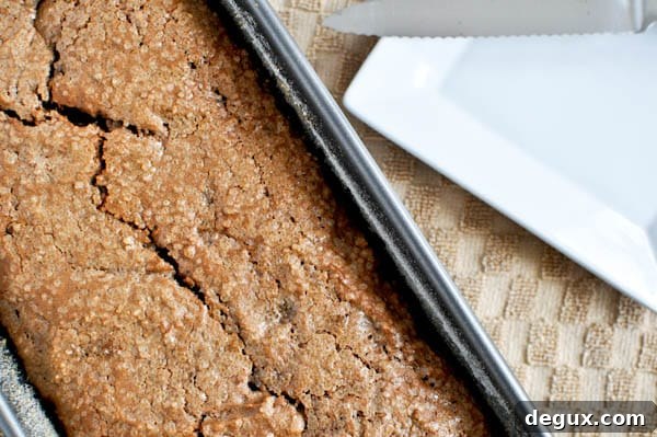 pbcbananabread-3 Crunchy sugar top on banana bread