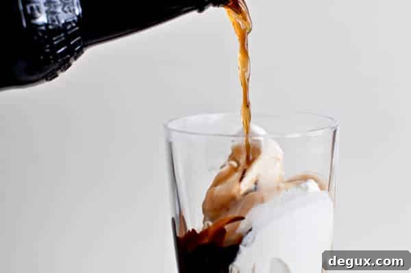 Root Beer Floats with Homemade Hot Fudge