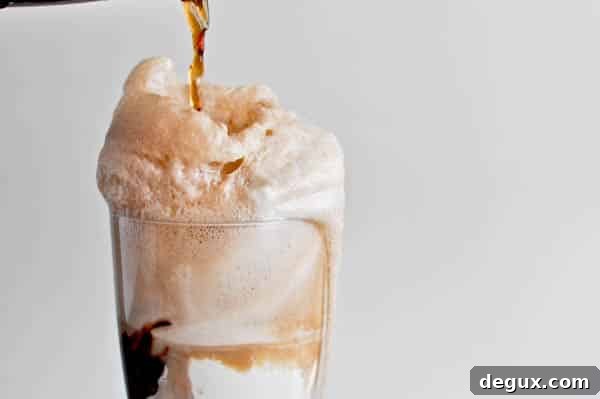 Root Beer Floats with Homemade Hot Fudge